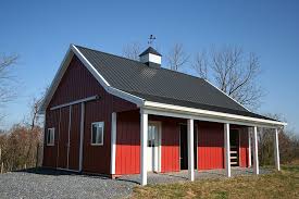 From residential, to commercial, and even agricultural contexts our kits and/or custom design services will get you our associates have years of experience helping customers with pole barn plans and pole barn kits. Garage With Porch Pole Building W Porch Customer Projects February 2013 Building A Pole Barn Pole Barn Homes Barn House Plans