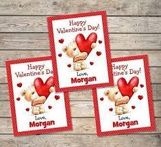 Check spelling or type a new query. Amazon Com Kids Valentine Cards Personalized Valentine Cards Valentine S Day Bear And Hearts Cards Custom Valentines Cards Set Classroom Exchange Cards With Envelopes Handmade