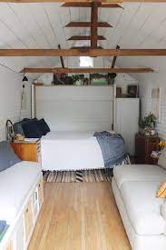Convert a garage into a bedroom (image credit: This Woman Transformed Her Grandma S Garage Into The Most Charming Tiny House Garage Room Conversion Convert Garage To Bedroom Garage Room
