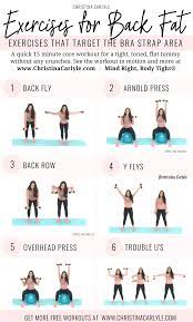 upper body workout to tone back arms