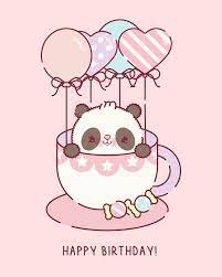 vector cute happy birthday card template