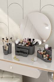 cosmetic storage box organizer set
