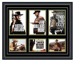 Since eastwood and leone brought it to the american and international audiences in 1964 with per. Clint Eastwood Spaghetti Westerns The Good The Bad The Ugly Framed Memorabilia Ebay
