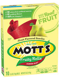 mott s orted fruit flavored snacks