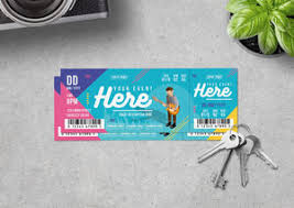 Tickets Templates From 2 Designs Net