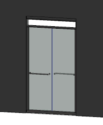 Double Sliding Glass Shower Door