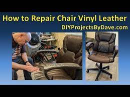 how to repair chair vinyl leather