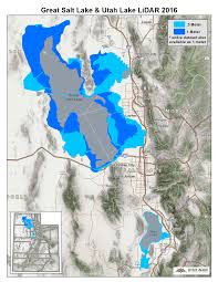 2016 Great Salt Lake And Utah Lake Lidar Elevation Data