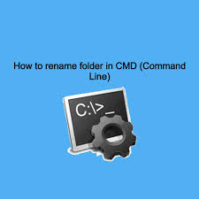 to rename folder in cmd command line