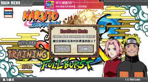 Naruto Senki Mod Ultimate Ninja Storm 3 Full Burst Unlocked