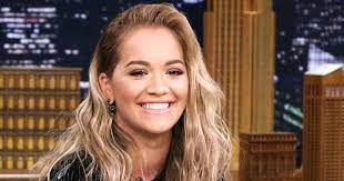 Rita Ora Ditches Bleached Blonde Hair Color For Dark Ombre gambar png