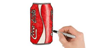 Hello everyone, this is a page where i will upload audiovisual material periodically related to animated characters, fiction, cartoons in general, etc. How To Draw Coca Cola Can Super Easy With Colored Pencils Youtube