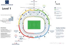 Wembley Stadium Seating Plan Detailed Seat Numbers