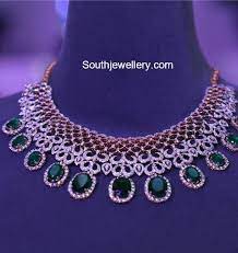 latest diamond necklace collection by