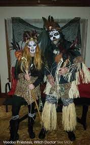 voodoo priestess and witch doctor costume