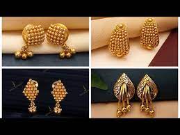 latest gold earrings design in trend of