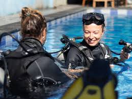 abroad as a scuba diving instructor