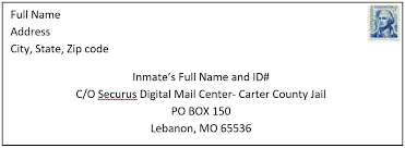 inmate mail policy carter county tn