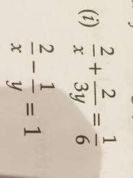 Solve The Simultaneous Equation Using