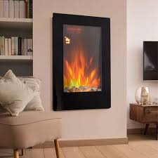 Electric Led Fireplace Space Heater