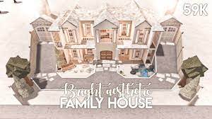 bright aesthetic family house