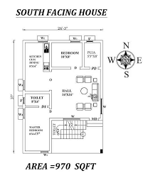 South Facing House Vastu Plan With