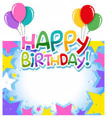 A Birthday Border Template Vector Free Download
