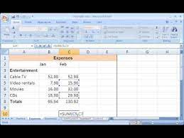 Excel 2007 Use Simple Formulas To Do