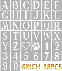 Alphabet Stencil Letters