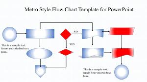 Metro Style Flow Chart Template For Powerpoint Slidevilla