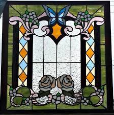 Erfly Stained Glass Window