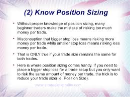 Money Management In Stock Trading Simple Stock Trading