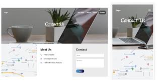 contact us page design html form phppot