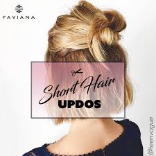 Short hair too can look good when tied up. Easy Updos For Short Hair Glam Gowns Blog