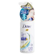 mousse rửa mặt dove beauty serum 3 in 1