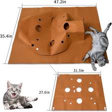cat play activity mat cat gaming mat