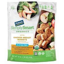 While the layered nachos are heating, place a single layer of nuggets on a baking sheet. Perdue Simply Smart Organics Breaded Chicken Breast Nuggets Gluten Free 22 Oz 84656 Perdue