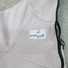Nike Hoodie Womens Medium Pink Full Zip Sweatshirt Long Sleeve Casual
