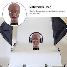 bald mannequin head female cosmetology