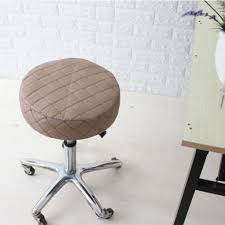 Diy round velvet luxury cushion for cheap. 15 16inch 40cm Stretch Round Bar Stool Cover Chair Cushion Pad Sleeve Cover 6 Colors Available Chair Cover Aliexpress