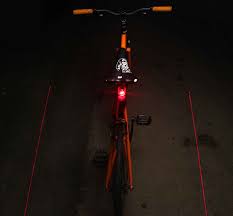 Tested Bike Light Creates Laser Lanes On Dark Streets