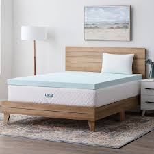 aloe infused memory foam topper queen