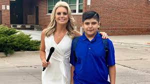 boy from viral video reunites with reporter