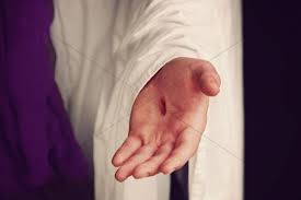 scarred hand ministry stock image