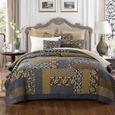 Country Blue Quilted Coverlet