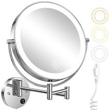 Wall Mounted Lighted Makeup Mirror 9