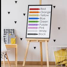 Educational Color Chart Printable Classroom   Nursery Wall Decor Crayons  Kids Room Wall Art Teacher Aide 