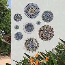 Moroccan Outdoor Wall Art Set Of 9