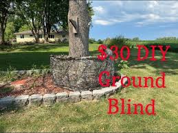 diy hunting blind for 30 you