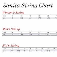 Sanita Clog Size Chart 2019